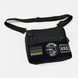 Сумка через плече 25&times;20&times;5,5 см Cordura 600D з VELCRO-панеллю, 5 кишень, чорна TBG-331710 фото 1