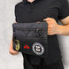 Сумка через плече 30&times;24 см Cordura Rip Stop з VELCRO-панеллю, 4 кишені, чорна DTH-392019 фото 7