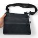 Сумка через плече 30&times;24 см Cordura Rip Stop з VELCRO-панеллю, 4 кишені, чорна DTH-392019 фото 10