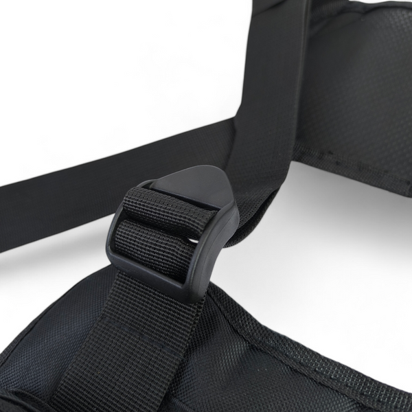 Нагрудна сумка 30&times;20&times;8 см Cordura 1000D чорна MOLLE VELCRO, 5 кишень, чорна NYR-562398 фото