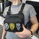 Нагрудна сумка 30&times;20&times;8 см Cordura 1000D чорна MOLLE VELCRO, 5 кишень, чорна NYR-562398 фото 12