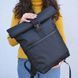 Міський рюкзак Roll Top 58&times;26&times;15 см Cordura 1000D чорний з відділенням для ноутбука, чорний RLT-392098 фото 2
