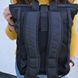 Міський рюкзак Roll Top 58&times;26&times;15 см Cordura 1000D чорний з відділенням для ноутбука, чорний RLT-392098 фото 4